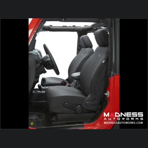 Jeep Wrangler JK Front Seat Covers by Bestop - Black Diamond (2 dr/ 4 dr)